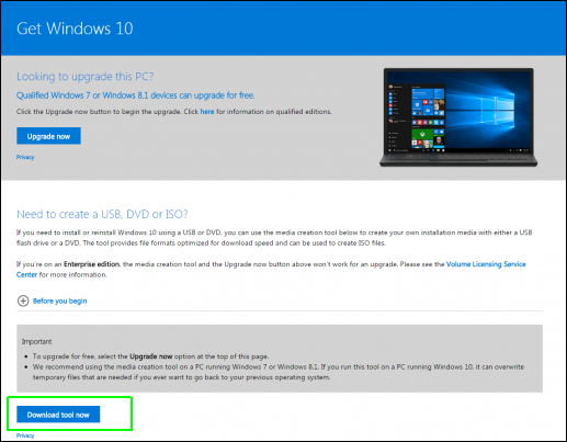 Doing windows 10 upgrade from windows 7 for free